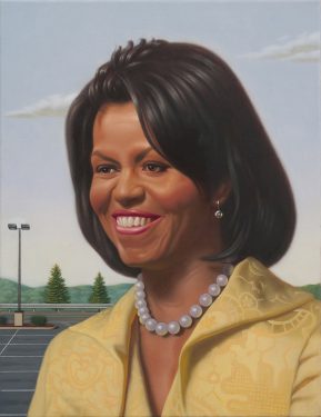 Kurt Kauper Study for Michelle Obama